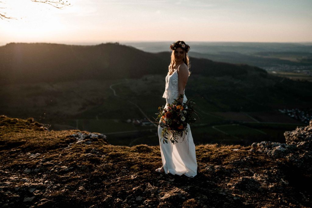 Hochzeitsshooting auf dem Breitenstein - Fotograf Schwäbische Alb