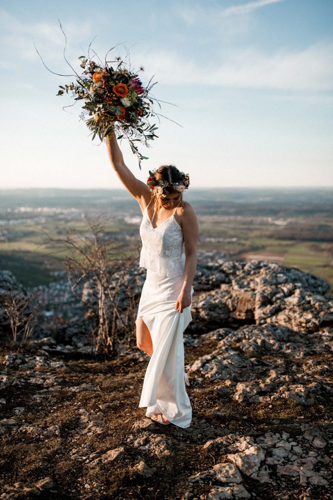Hochzeitsshooting auf dem Breitenstein - Fotograf Schwäbische Alb