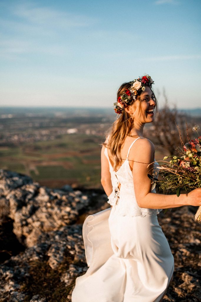 Hochzeitsshooting auf dem Breitenstein - Fotograf Schwäbische Alb