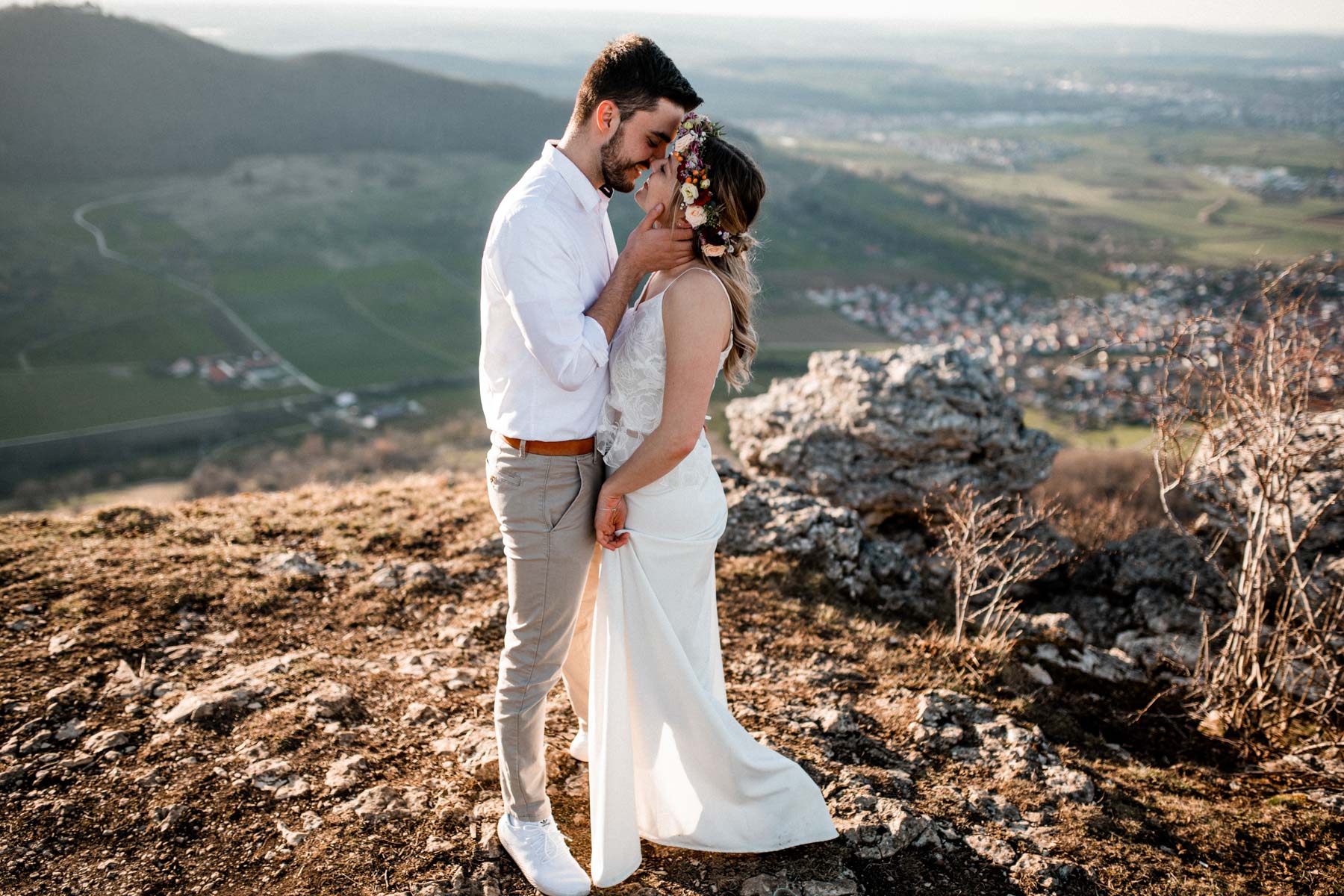 Hochzeitsshooting auf dem Breitenstein - Fotograf Schwäbische Alb