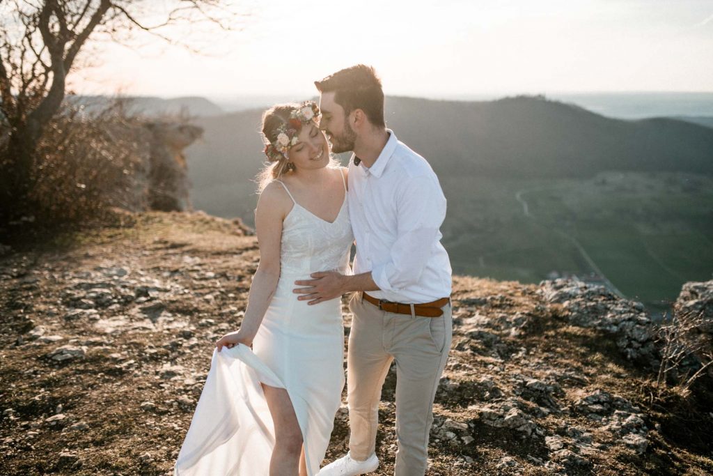 Hochzeitsshooting auf dem Breitenstein - Fotograf Schwäbische Alb