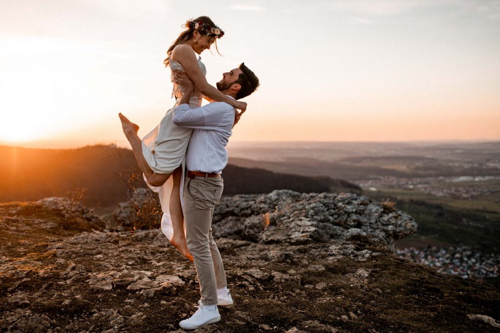 Hochzeitsshooting auf dem Breitenstein - Fotograf Schwäbische Alb