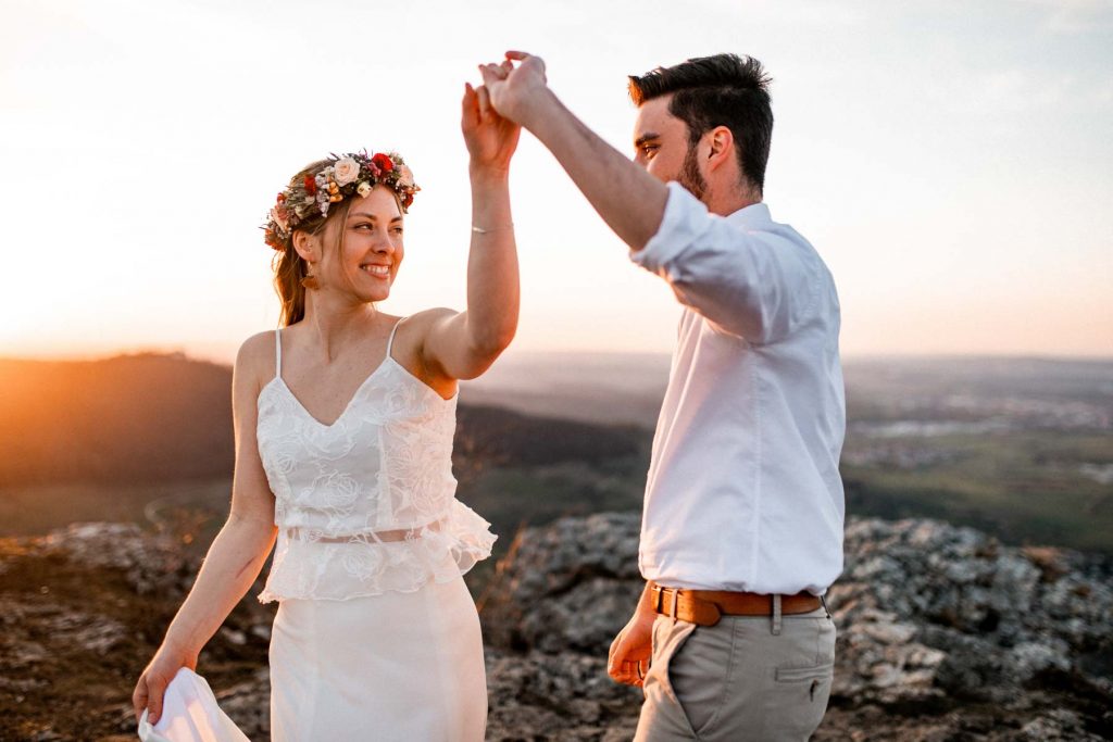 Hochzeitsshooting auf dem Breitenstein - Fotograf Schwäbische Alb
