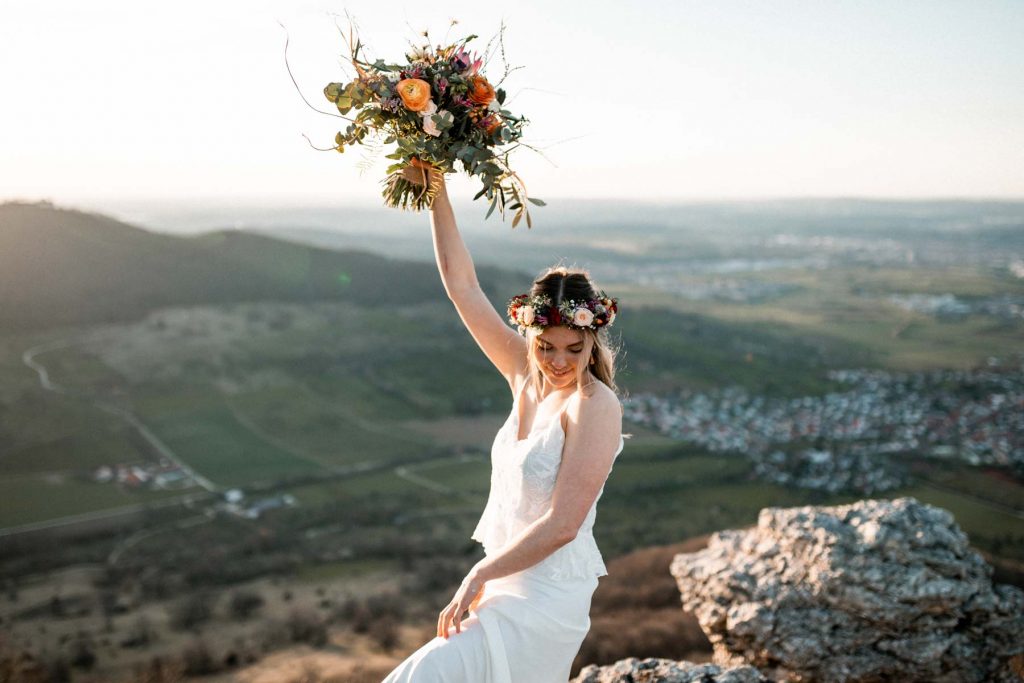 Hochzeitsshooting auf dem Breitenstein - Fotograf Schwäbische Alb