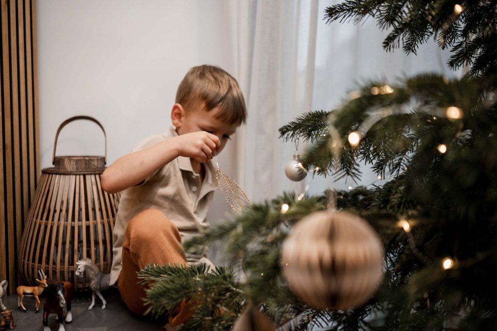 Weihnachtsshooting zu Hause Stuttgart