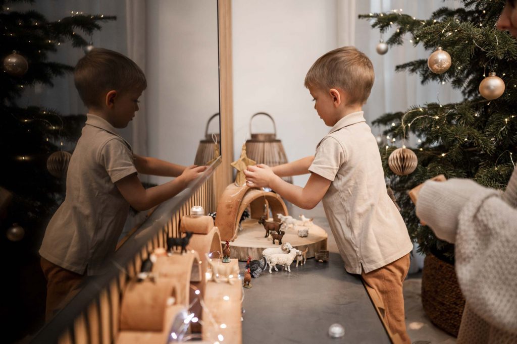 Weihnachtsshooting zu Hause Stuttgart