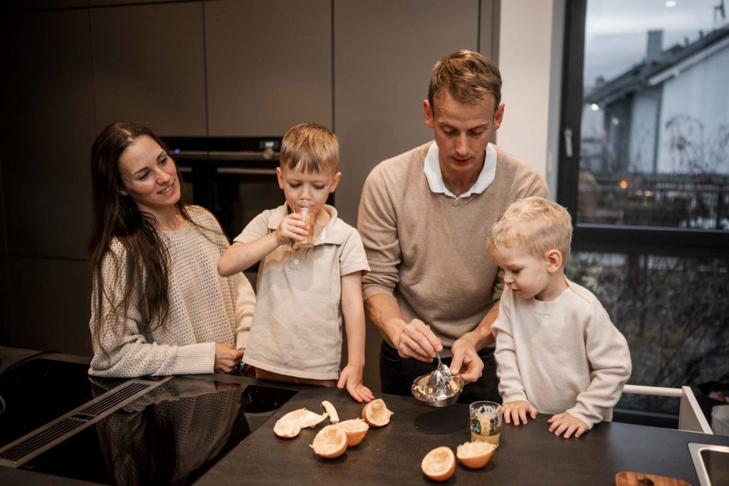 Weihnachtsshooting zu Hause Stuttgart