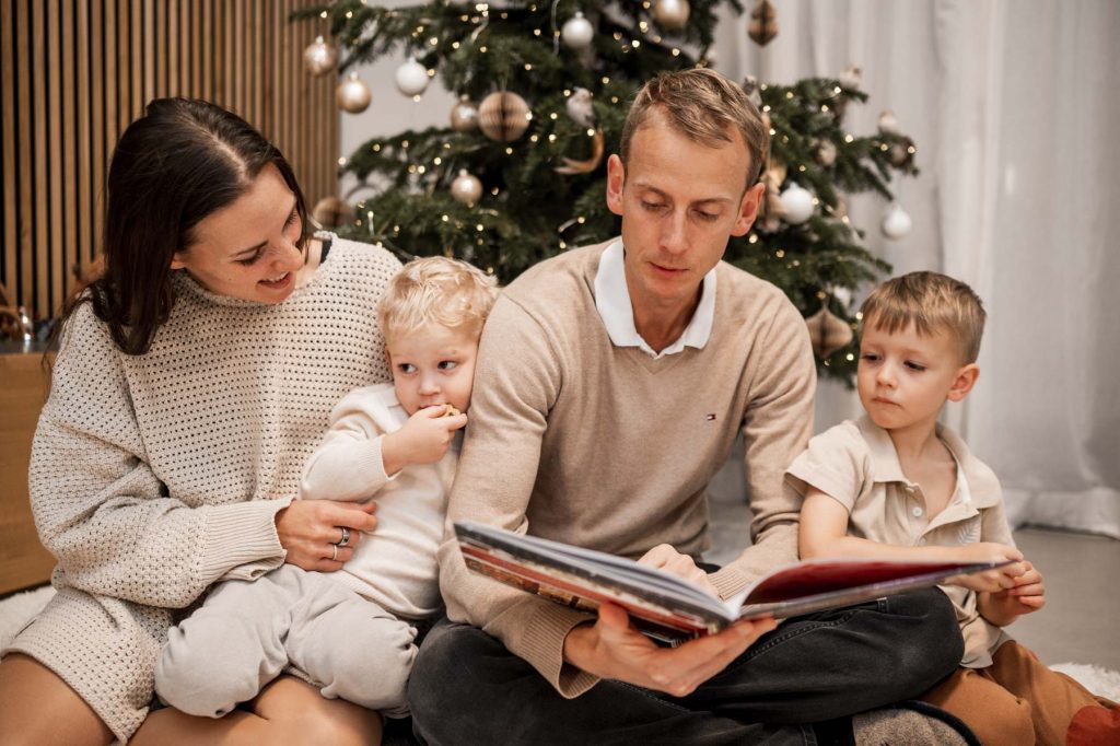 Weihnachtsshooting zu Hause Stuttgart