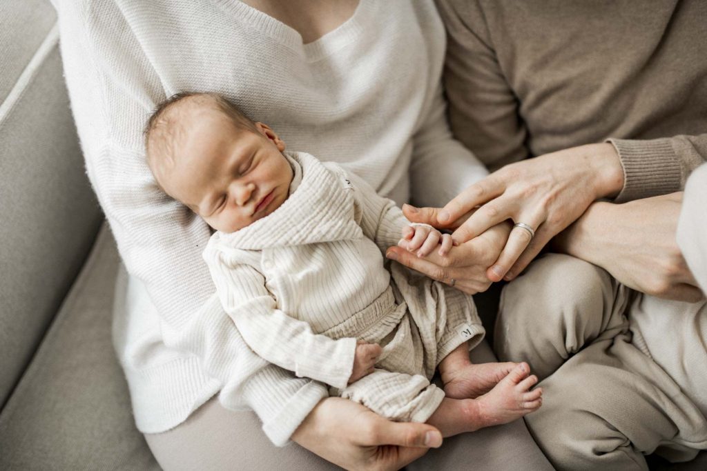 Babyshooting Stuttgart zu Hause