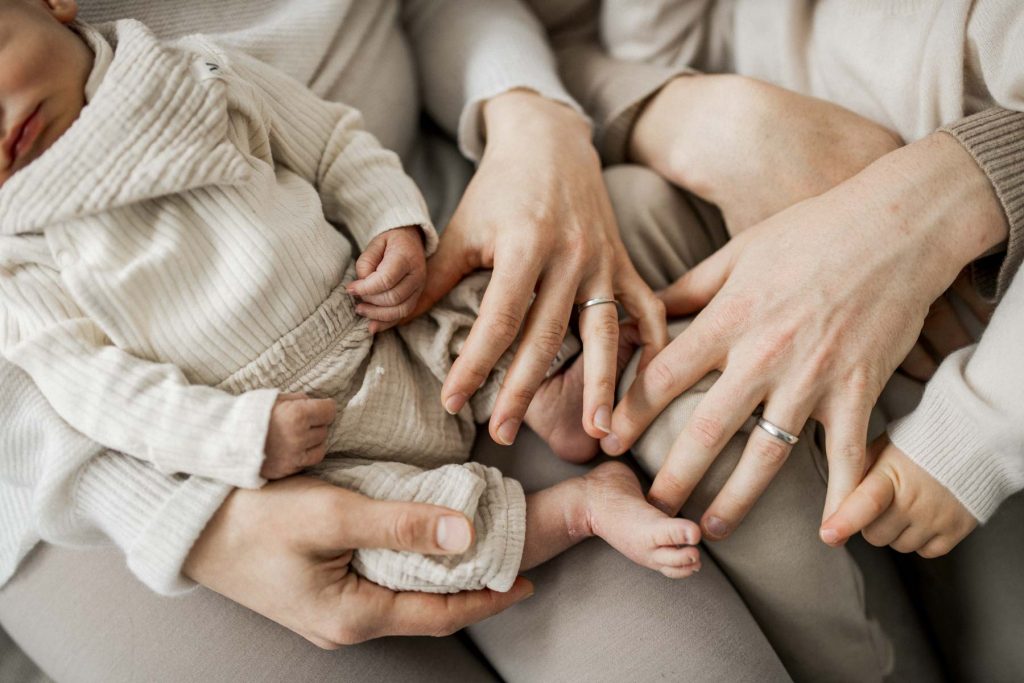 Babyshooting Stuttgart zu Hause