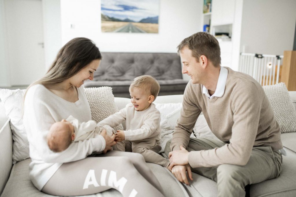 Babyshooting Stuttgart zu Hause