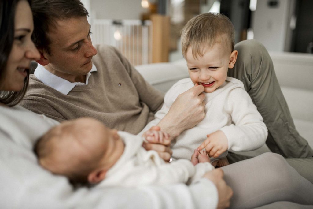 Babyshooting Stuttgart zu Hause