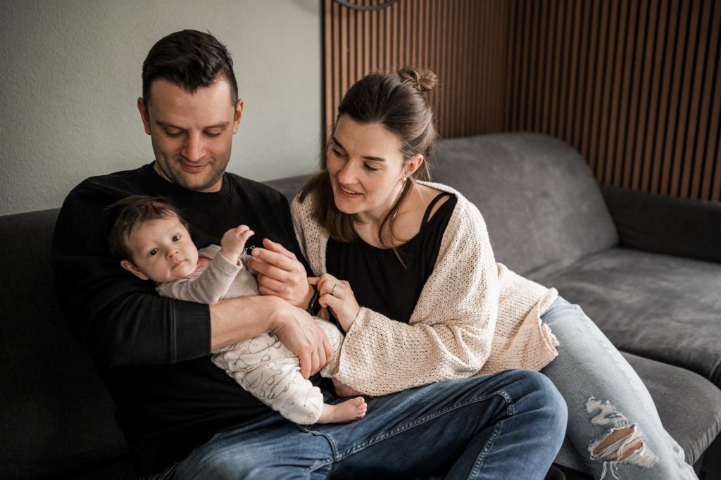 Babyshooting zu Hause